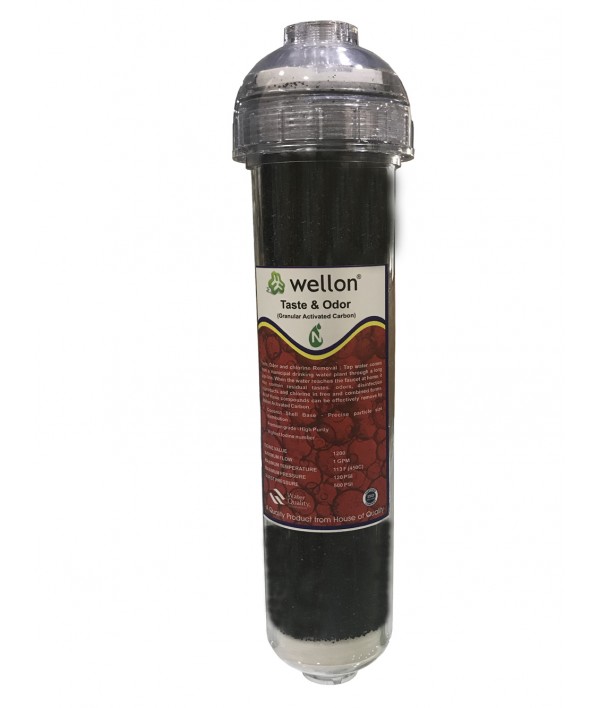 WELLON High Quality 13 INCH Granular Activated Carbon Filter for Improve Taste and Odor for All Types of Water Purifiers